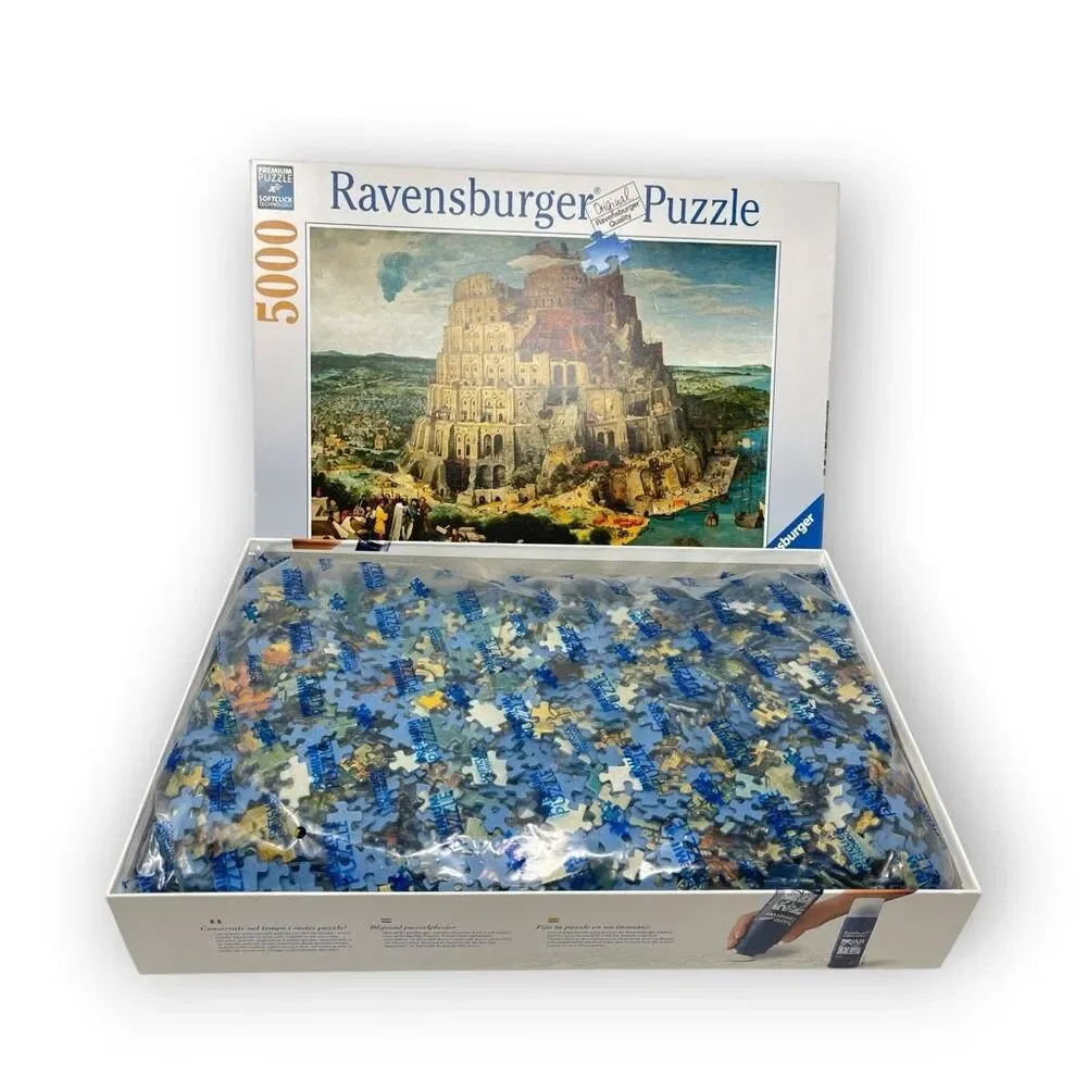 Ravensburger Puzzle 5000 Piece The Tower Of Babel Brueghel Elder 174232 New 2006
